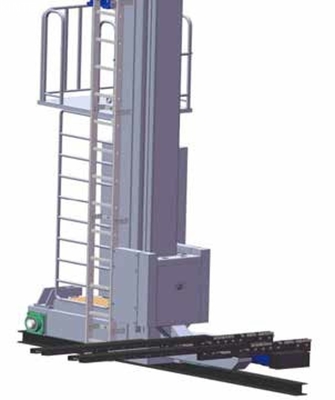 Single Mast CEN Tray Automated Stacker Cranes For Pallets ASRS MHS